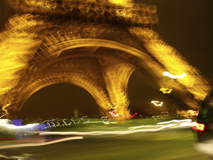 Paris. Eiffel Tower at Night 001 - Landscape Photography Print