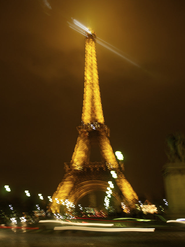 Paris. Eiffel Tower at Night 002 - Landscape Photography Print